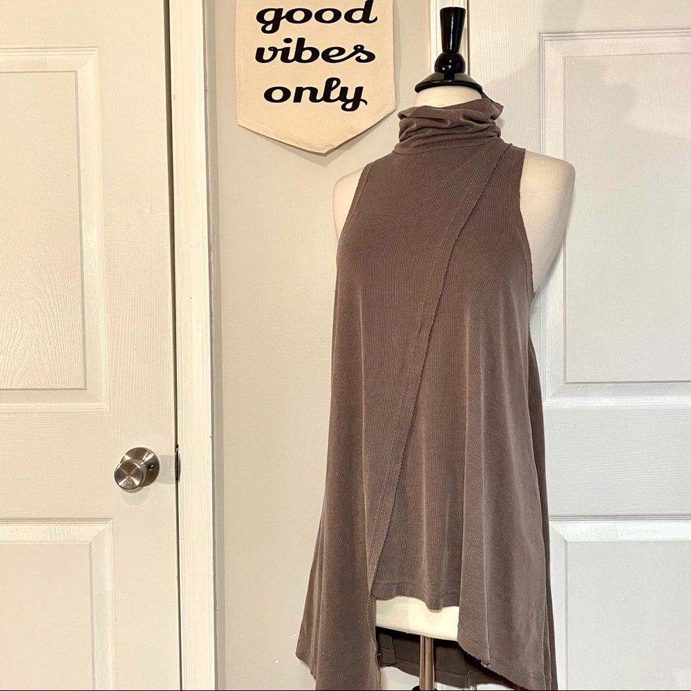 Free People Sleeveless Turtleneck Tunic XS